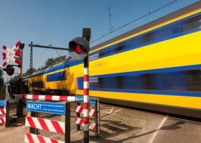 Matrixborden bij overweg Winsum: middel en kwaal