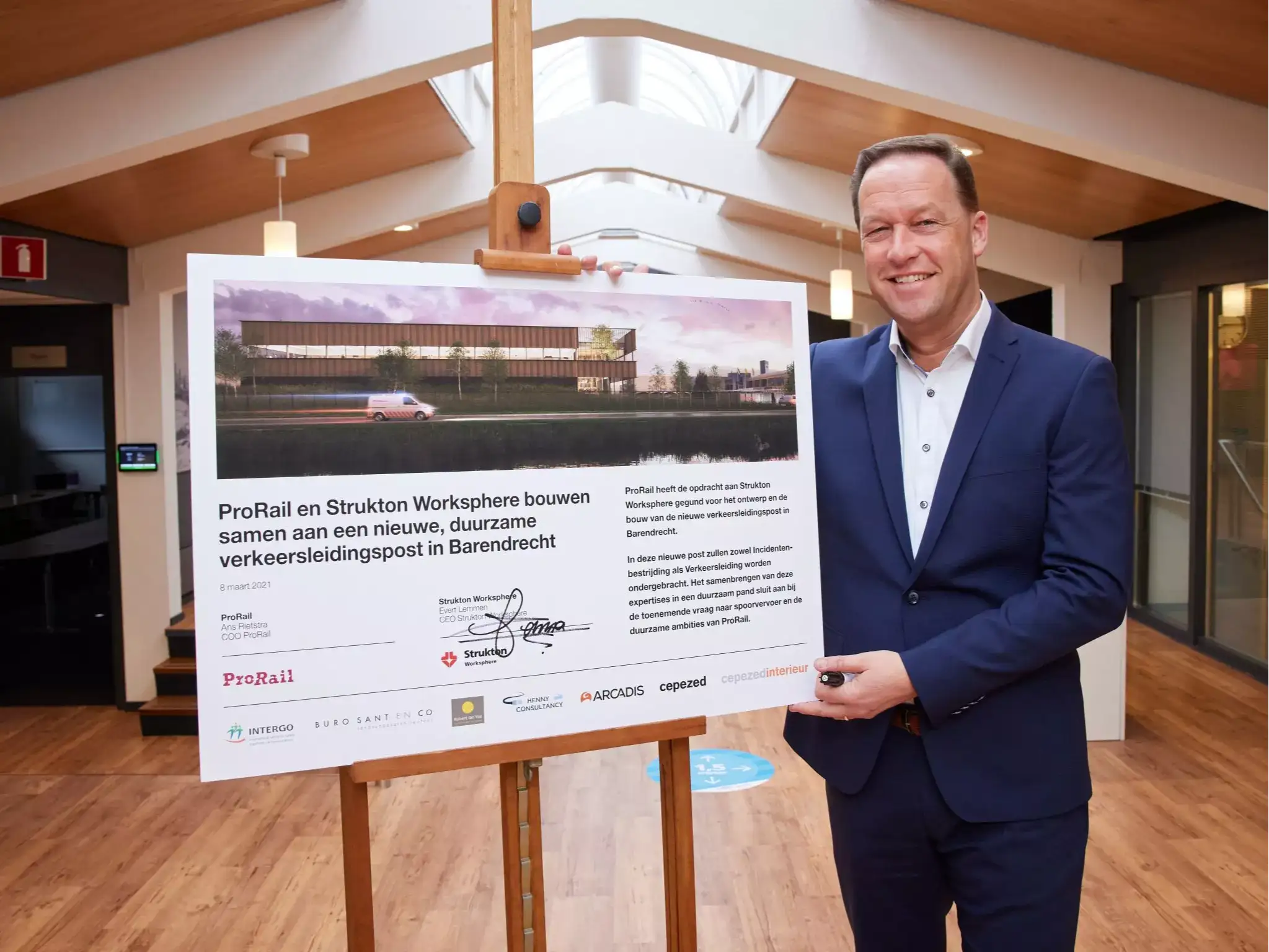 ProRail blij met ontwerp voor railverkeersleidingspost in Barendrecht