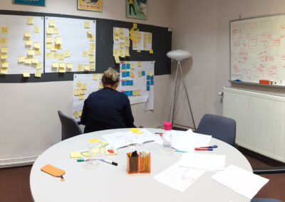 Identifying and exploring the right problem for an effective design trajectory